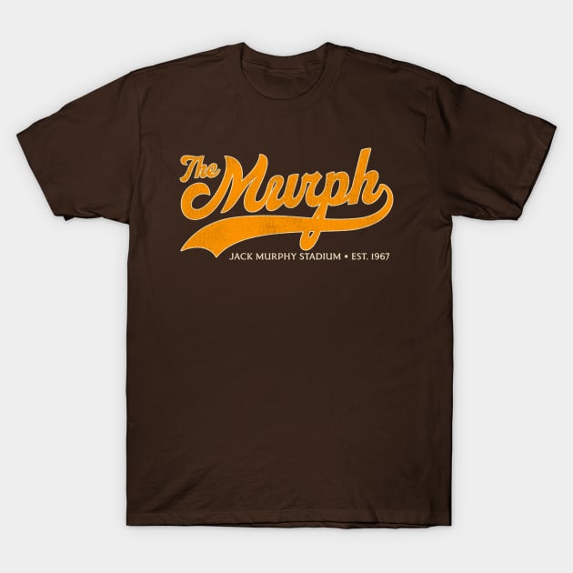 THE MURPH Defunct Jack Murphy Stadium Tribute Font T-Shirt by darklordpug